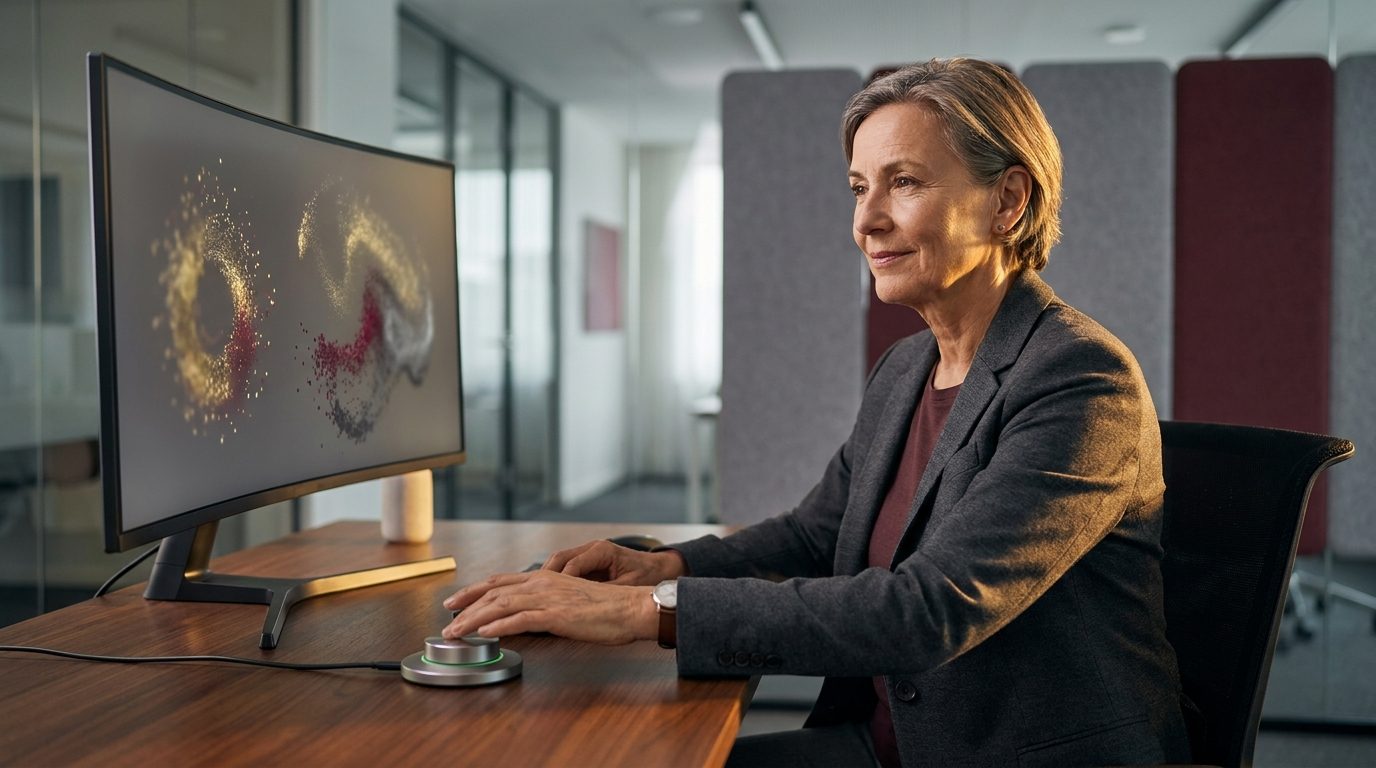 A subject-matter expert reviewing AI risk scoring before approving a change