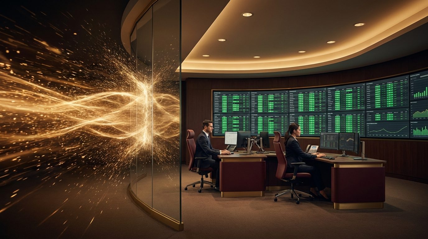 A resilient enterprise operations center staying online while a surge of change is deflected by a protective barrier